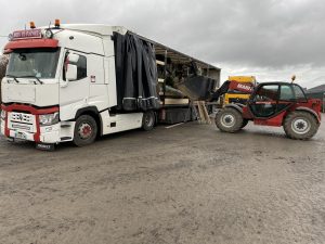 Transport de sapin entre la Belgique et la Sicile